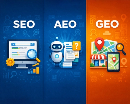 SEO vs AEO vs GEO
